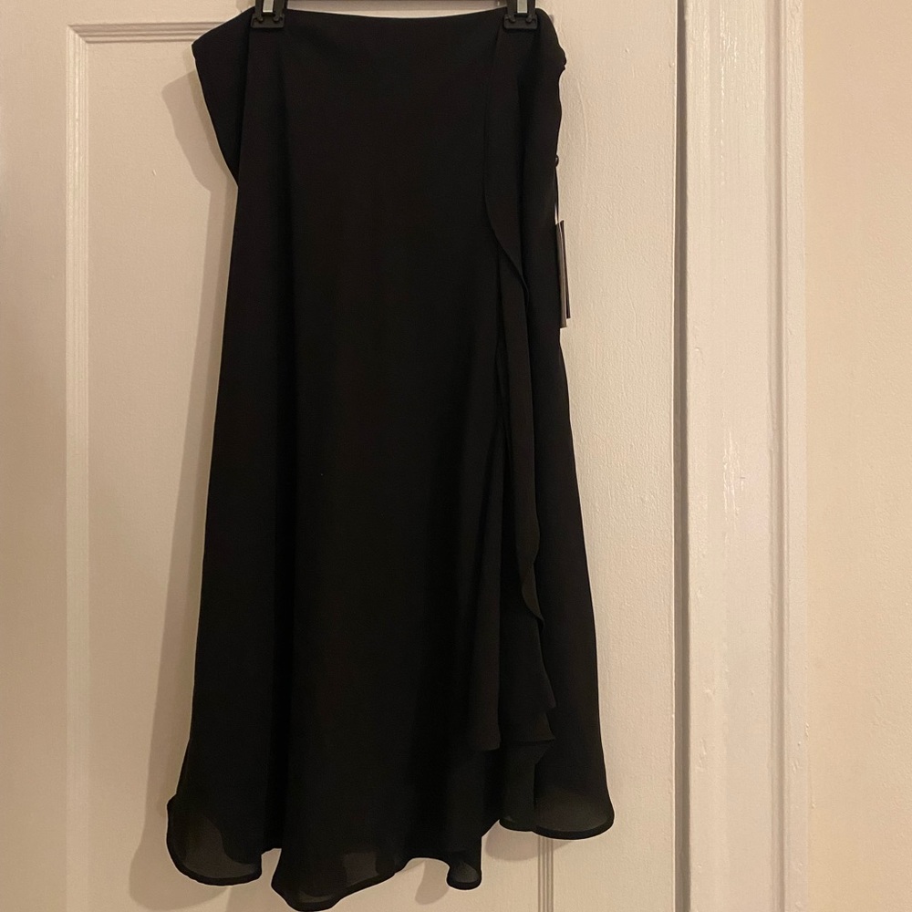 DKNY Black MIDI Skirt